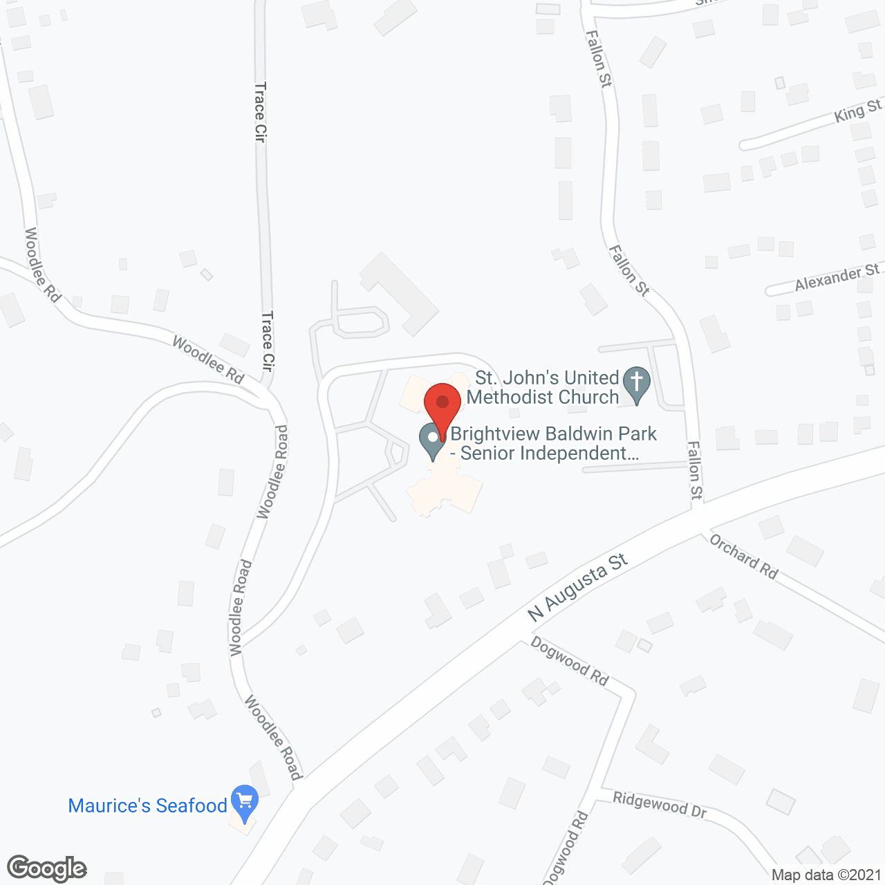 AVIVA Baldwin Park in google map