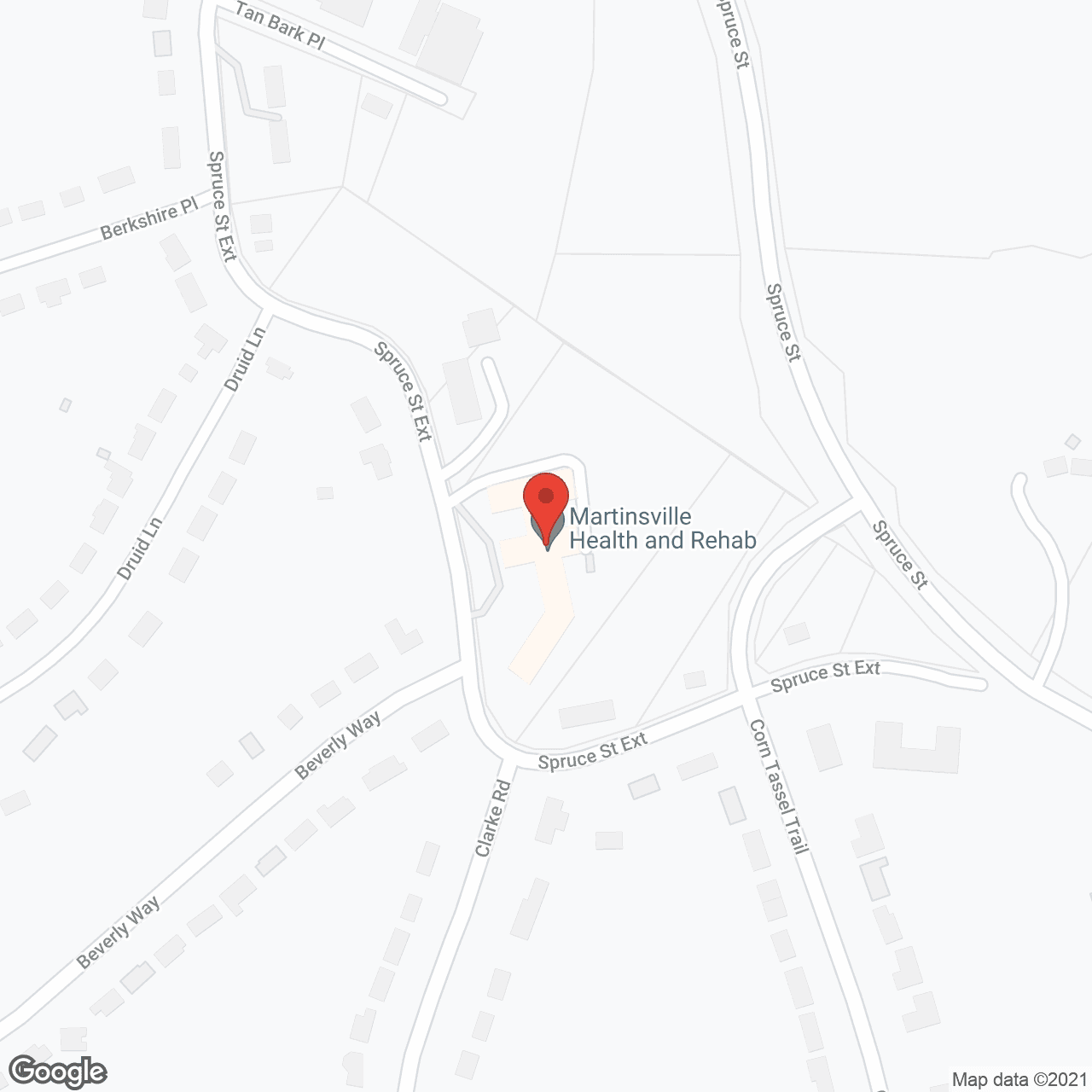Golden Living Center Martinsville in google map