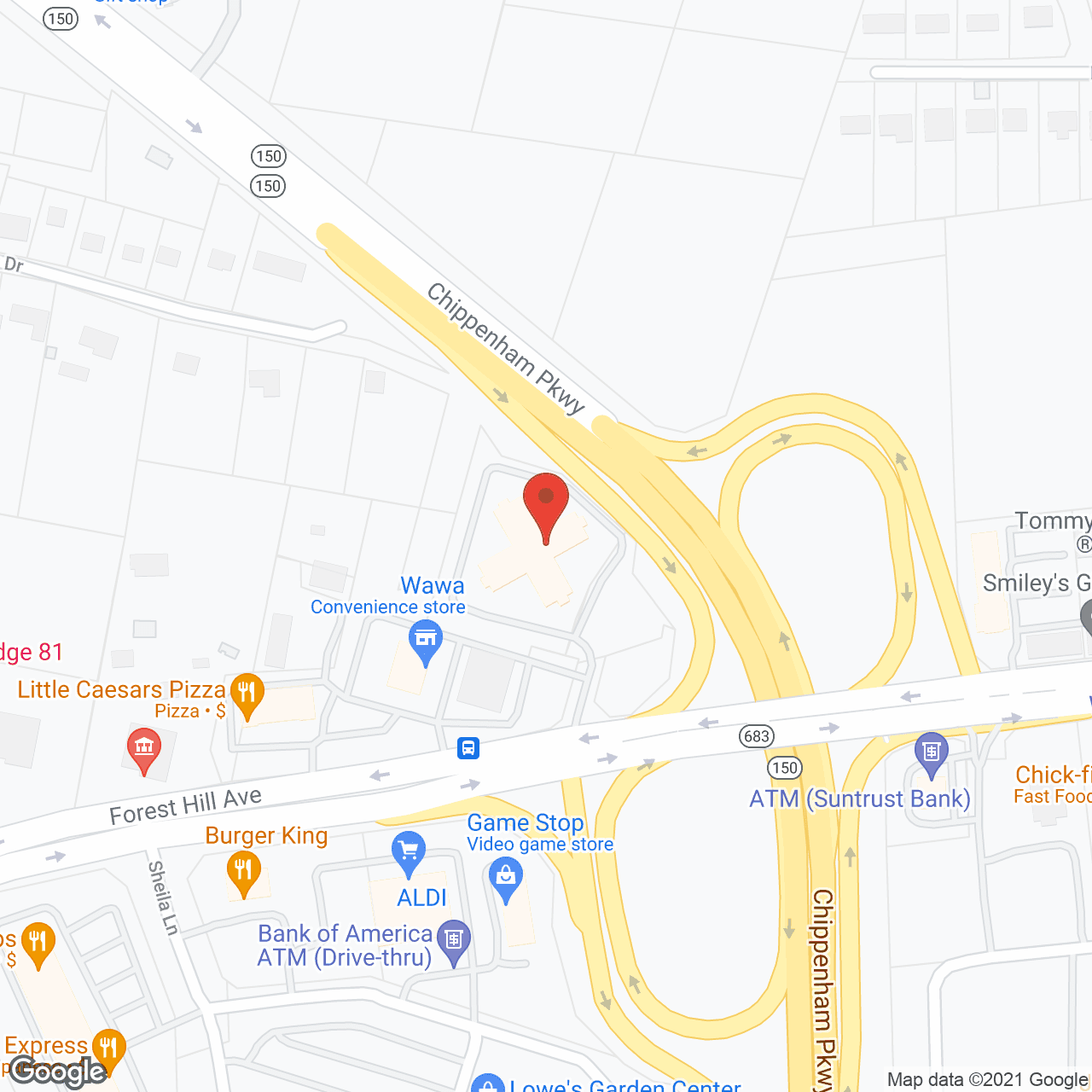 Ruxton Health of Stratford Hills in google map