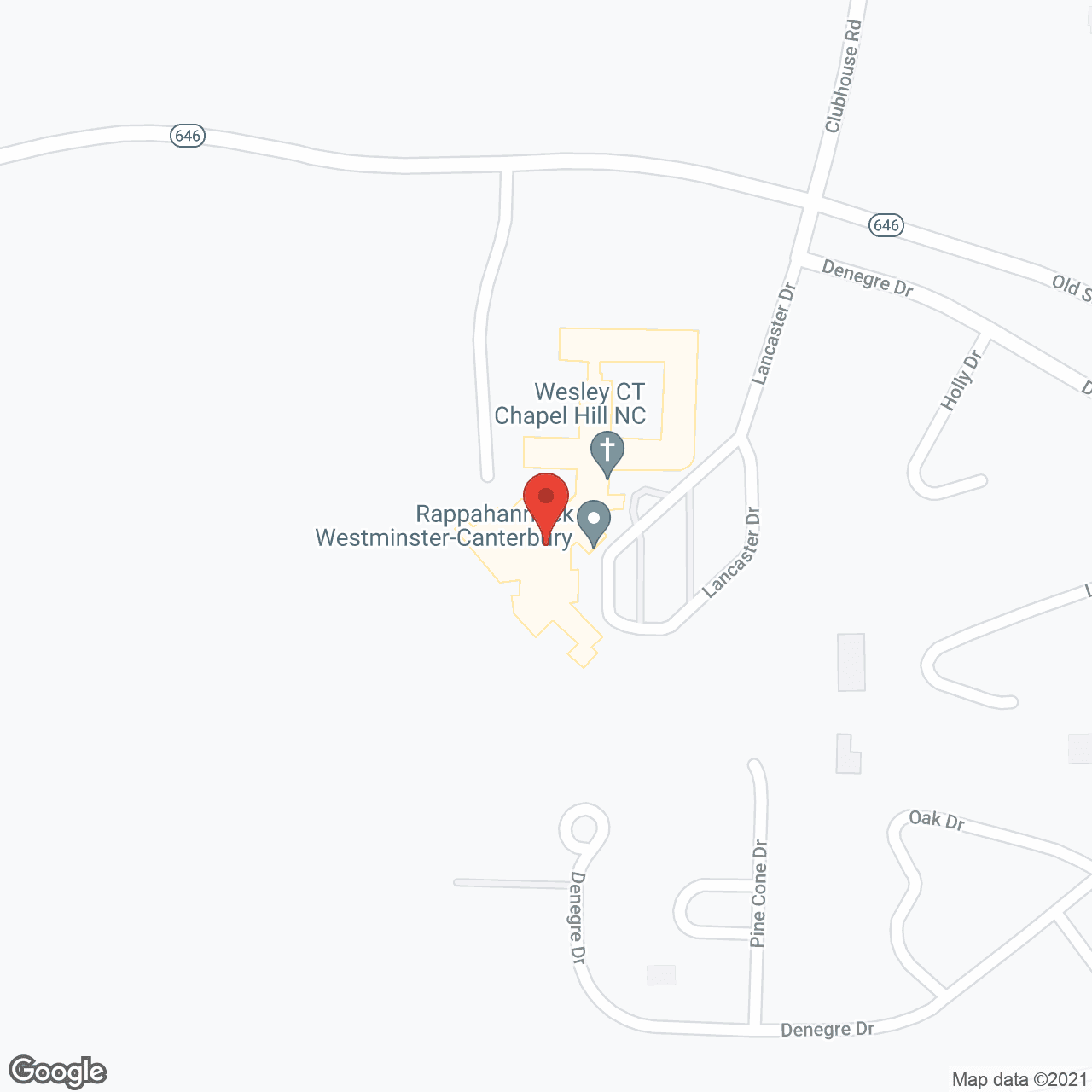 Rappahannock Westminster Centerbury in google map