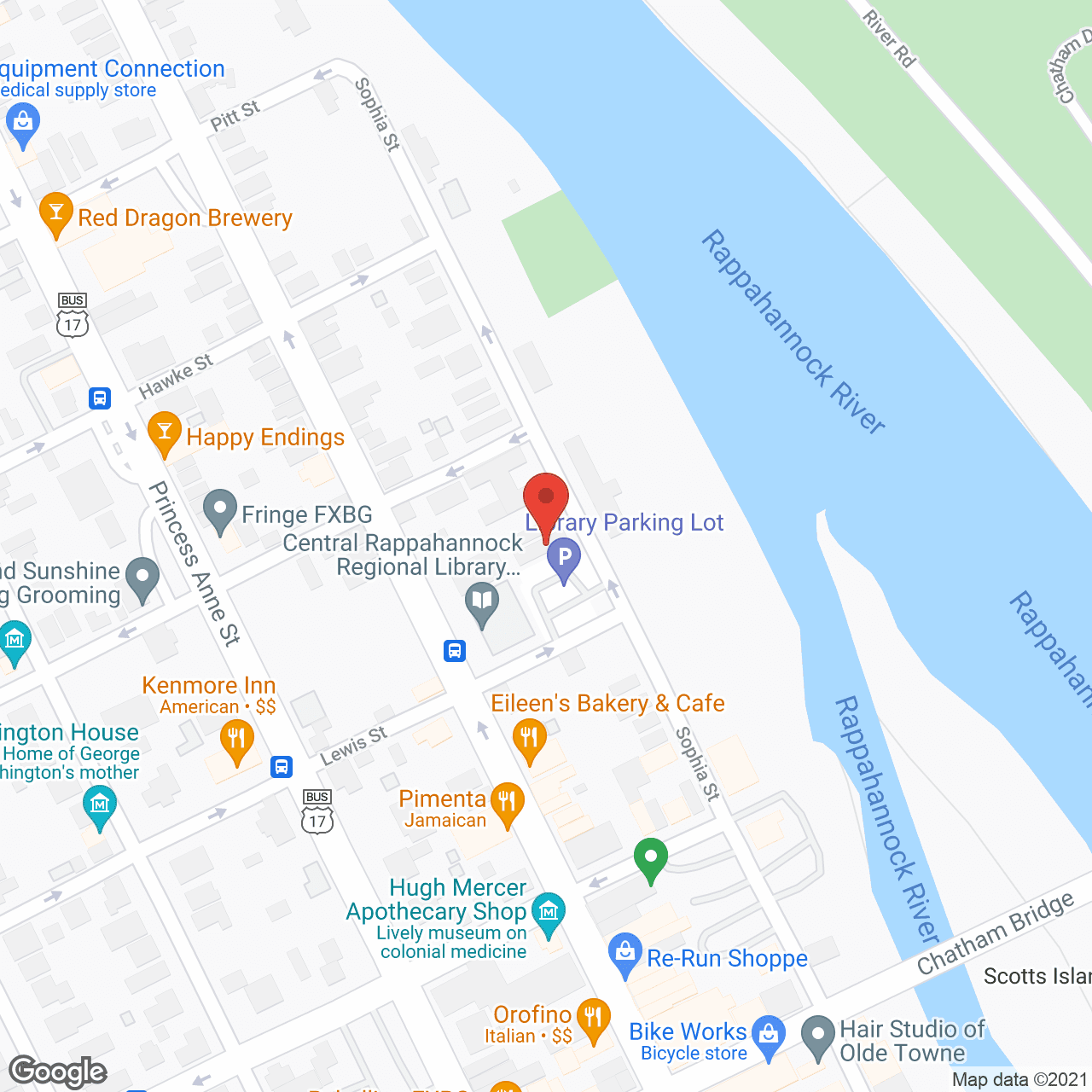 River Front Manor in google map