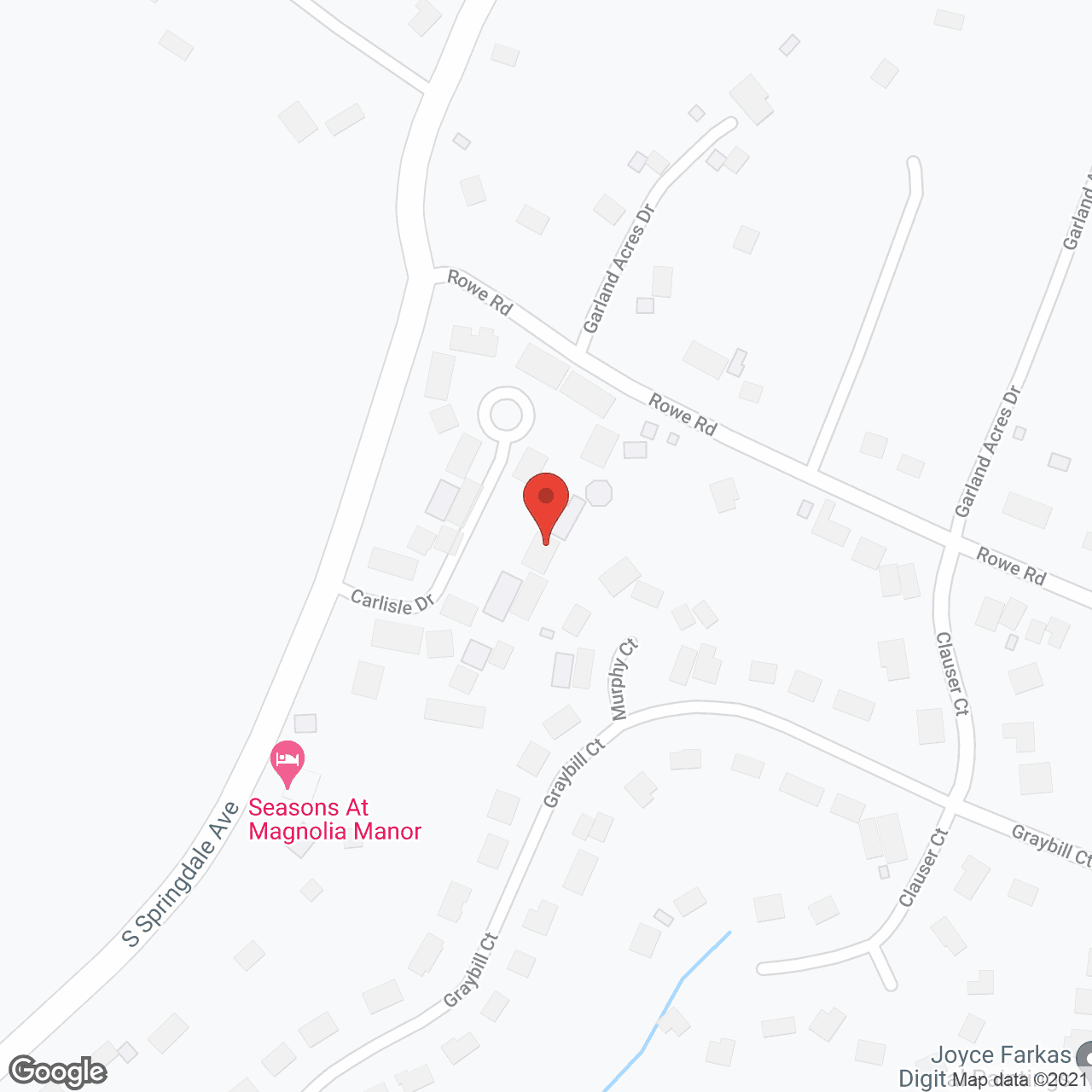 Springdale Village Inc in google map