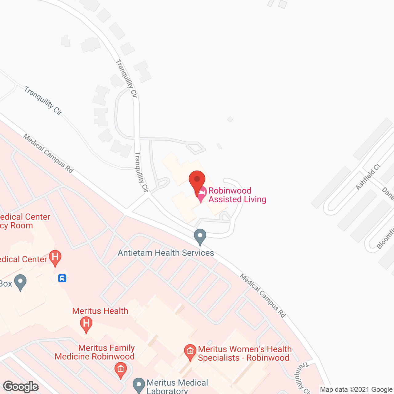 Creekside Residences in google map