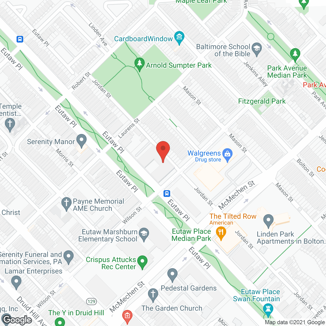 Marlborough Apartments in google map