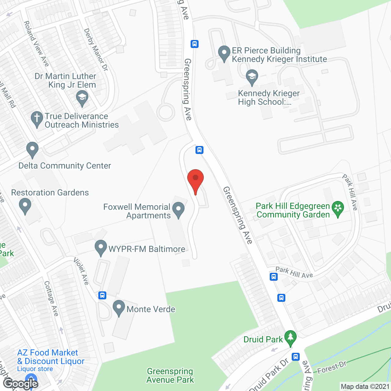 Foxwell Memorial Apartments in google map
