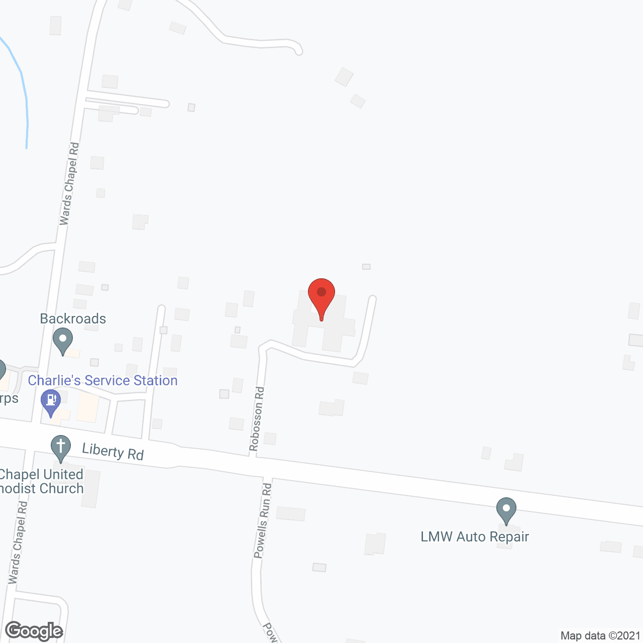 Chapel Hill Nursing Center in google map