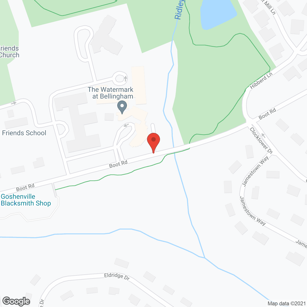 Bellingham at West Chester in google map