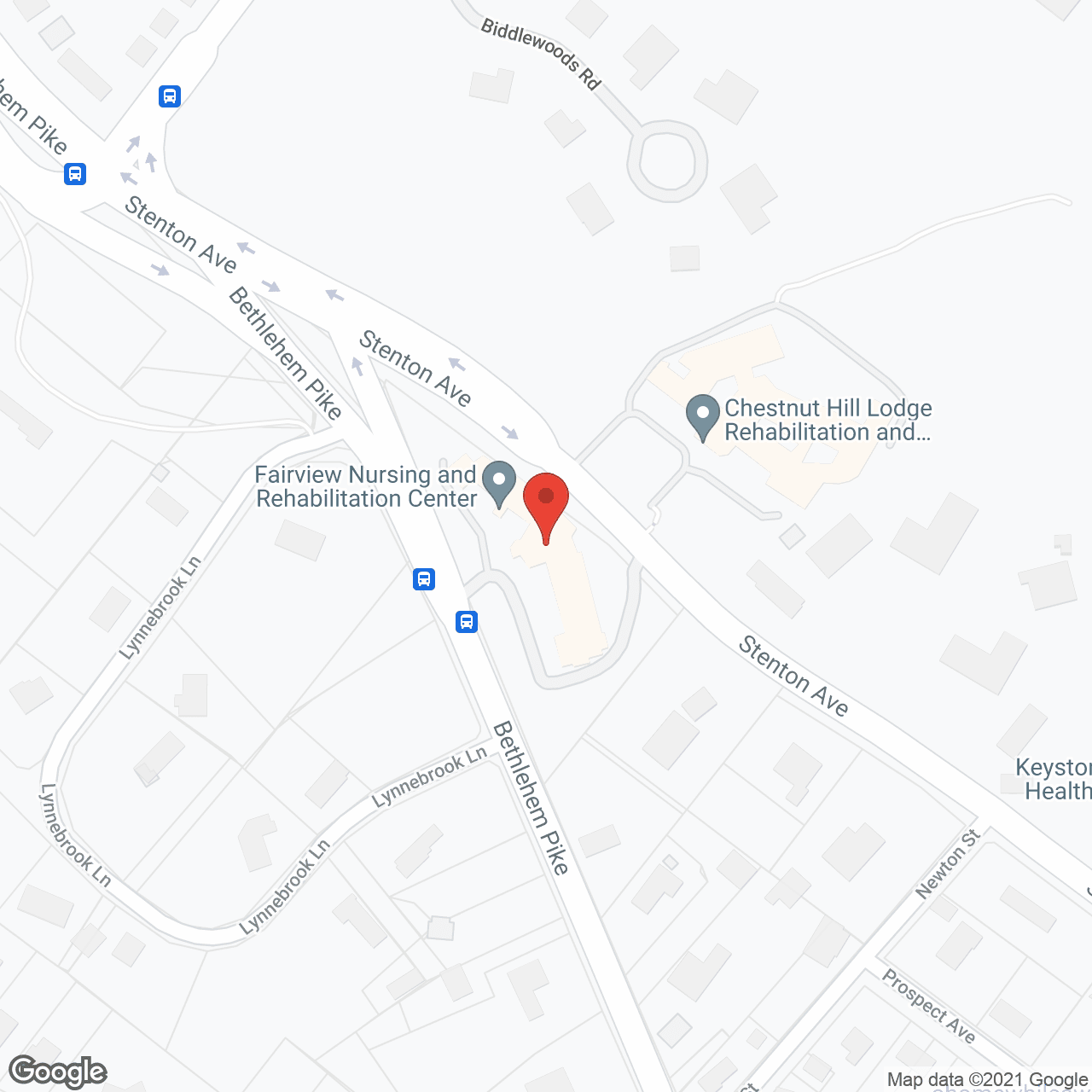 Fairview Care Center of Bethlehem Pike in google map