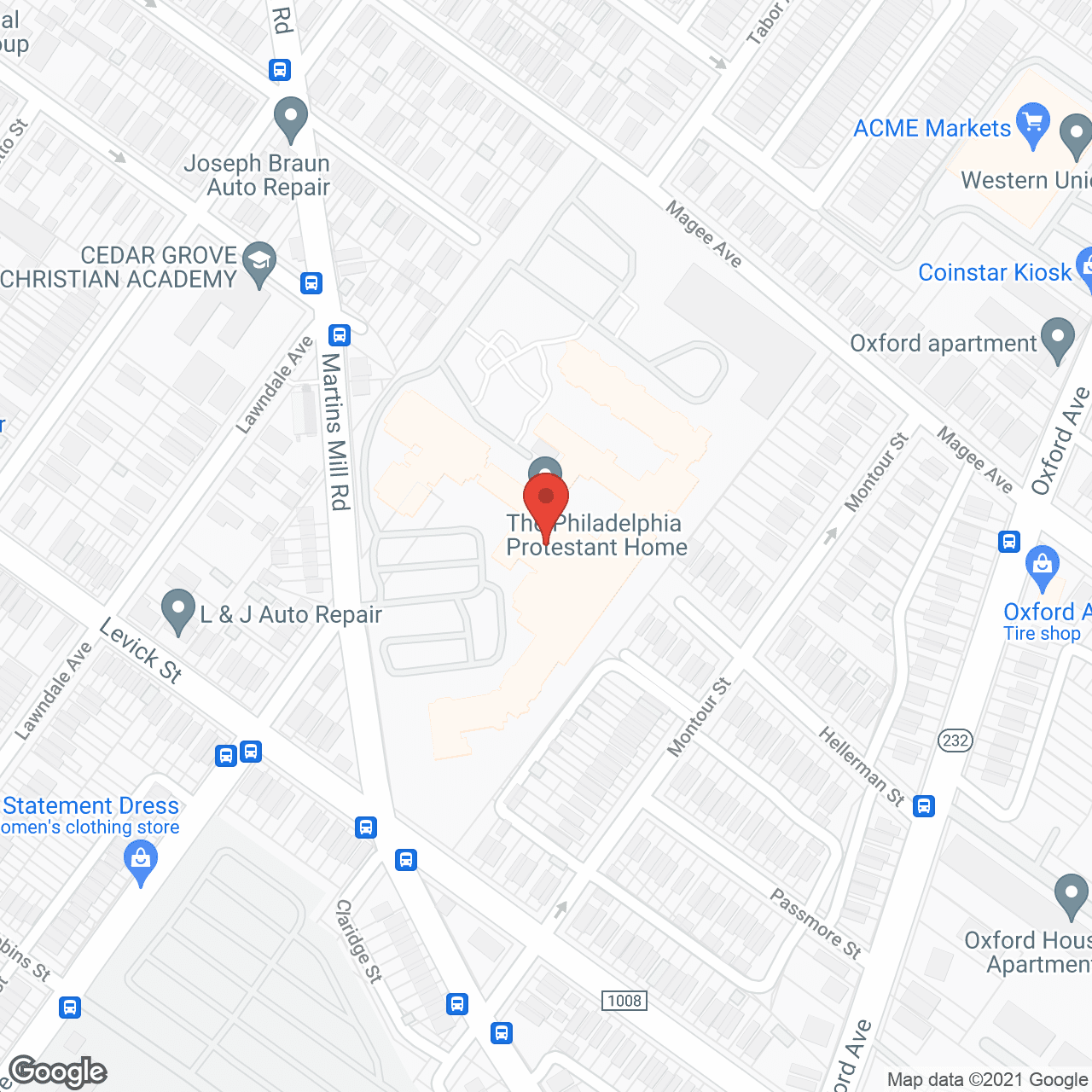 The Philadelphia Protestant Home in google map