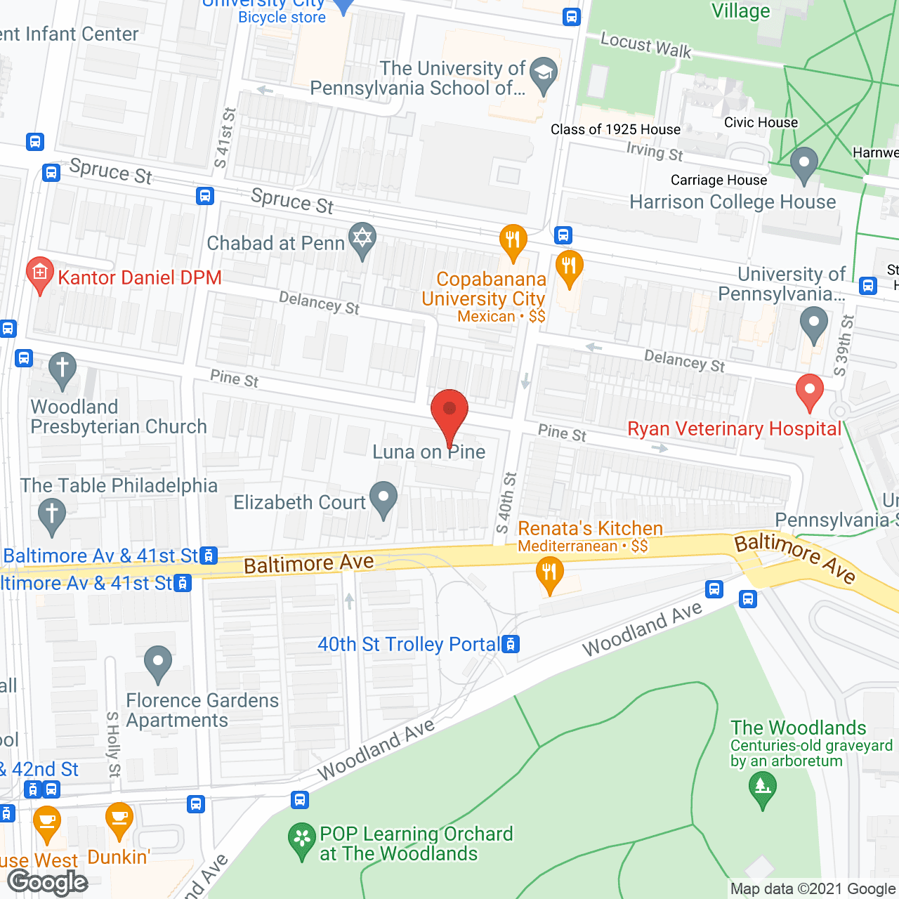 Thoroughgood Home in google map