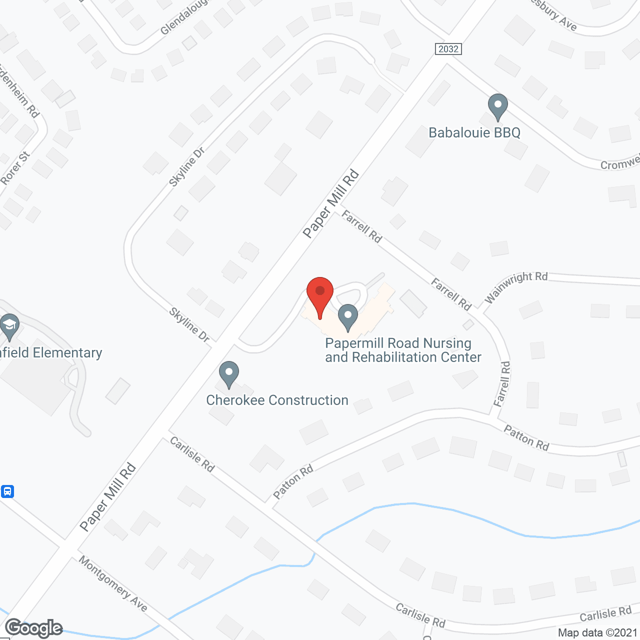 Accela Rehab and Care Center at Springfield in google map