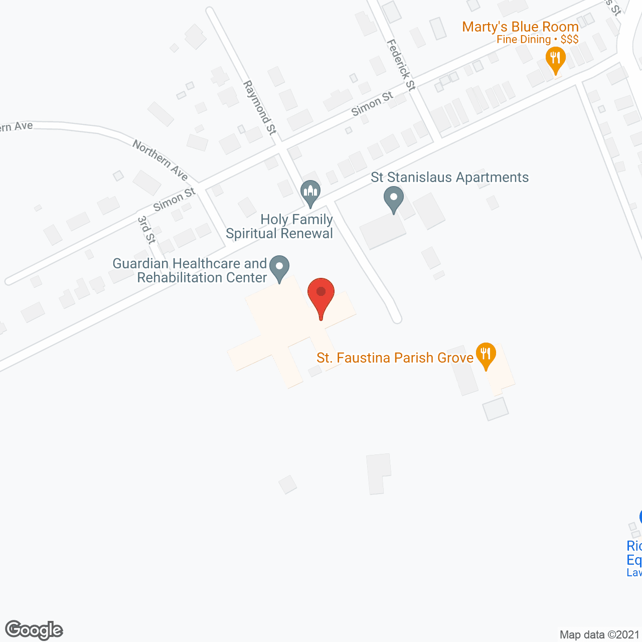 Guardian Elder Care Center in google map