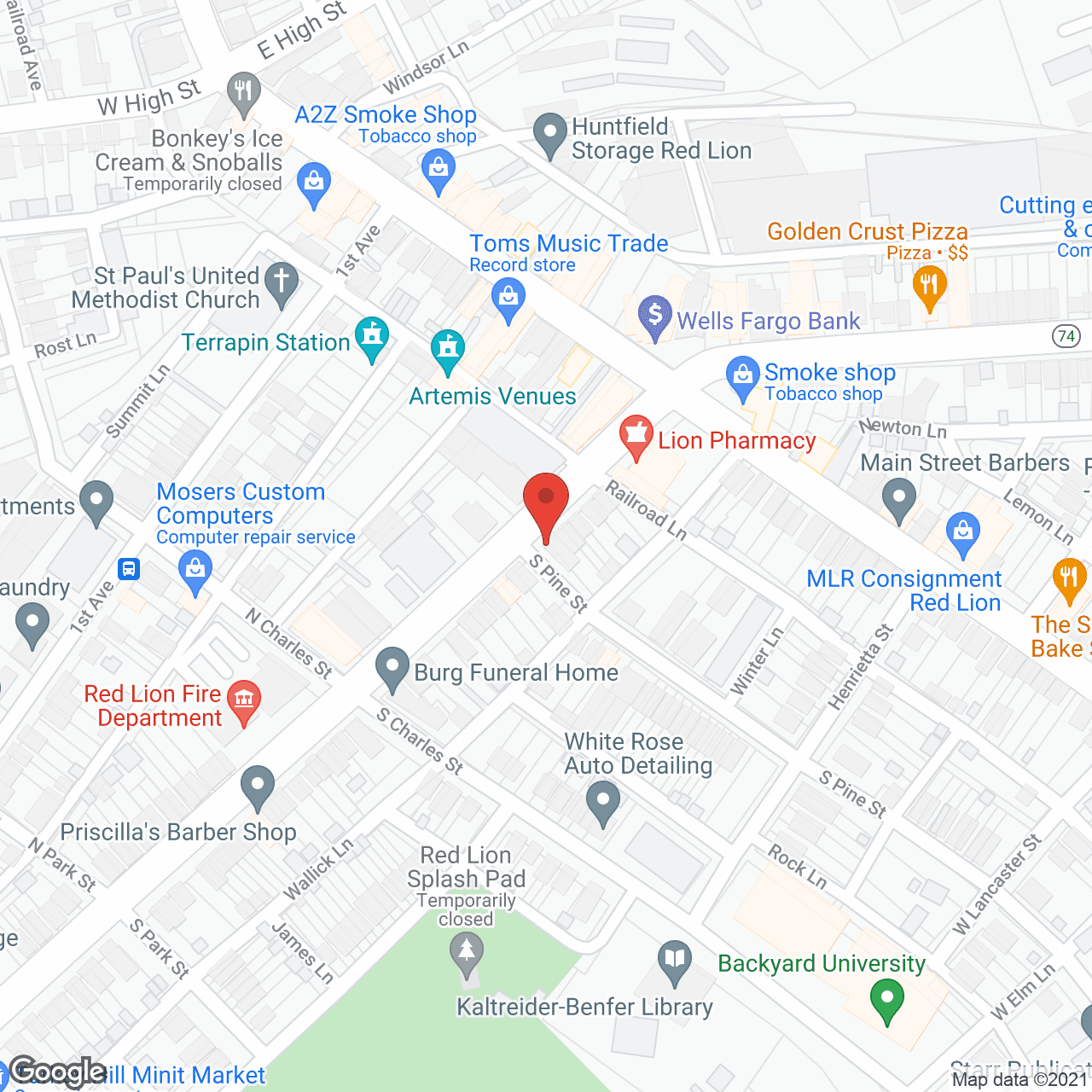 Larkin Homes in google map