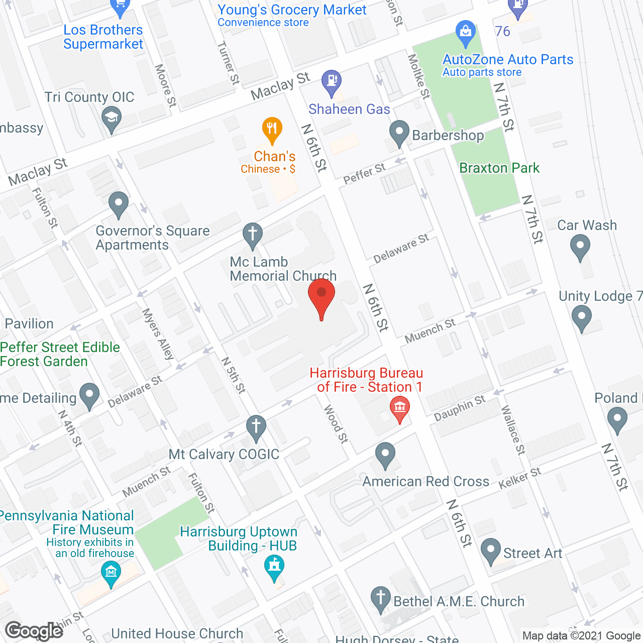 Homeland Center in google map