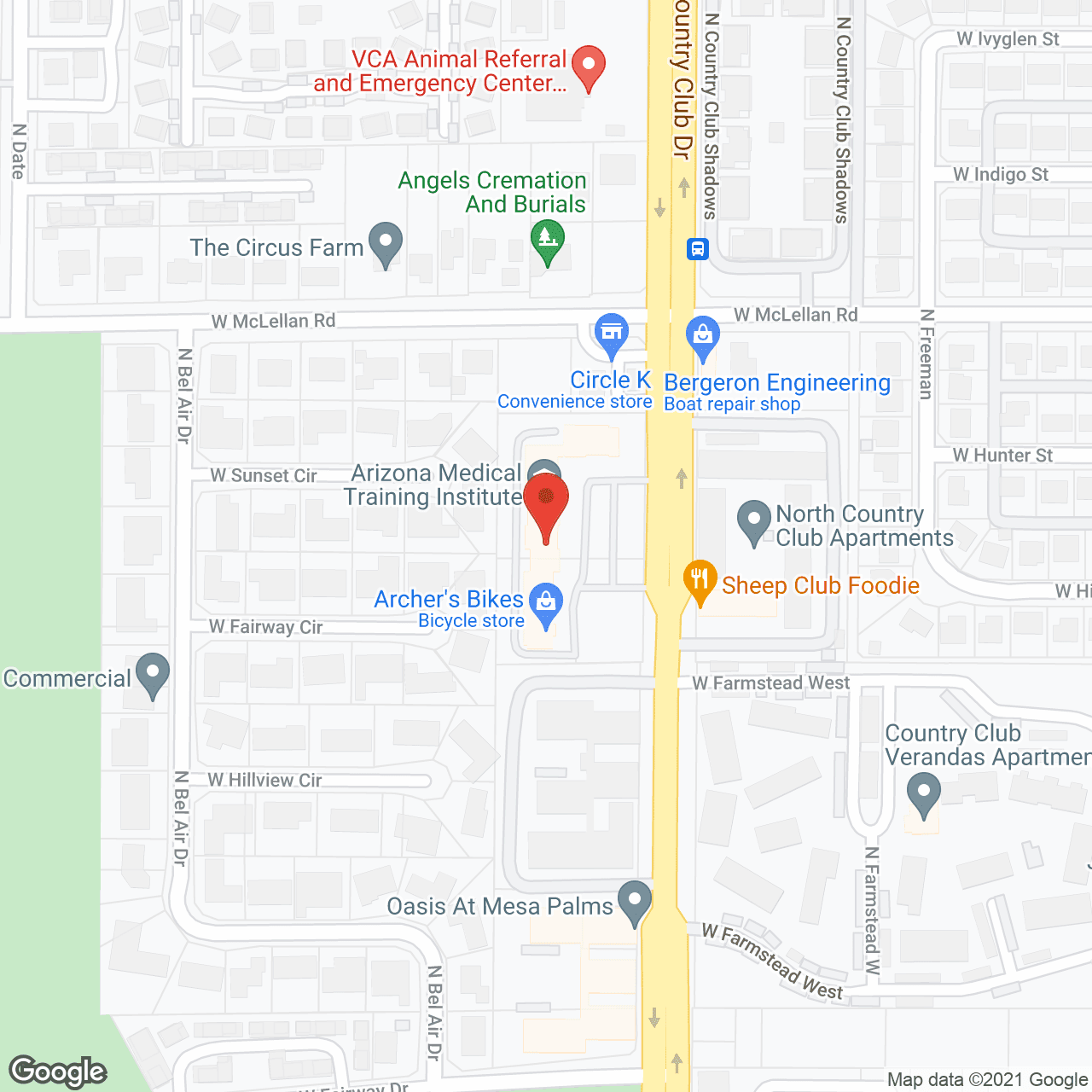 United Respiratory Svc in google map