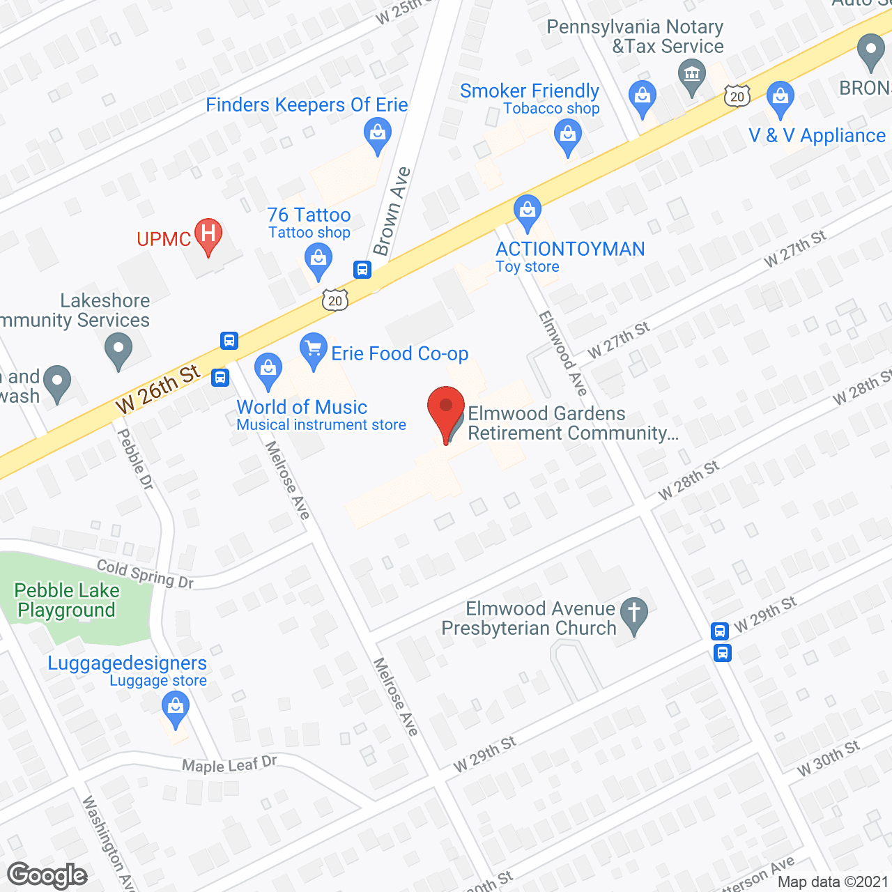 Presbyterian Lodge in google map