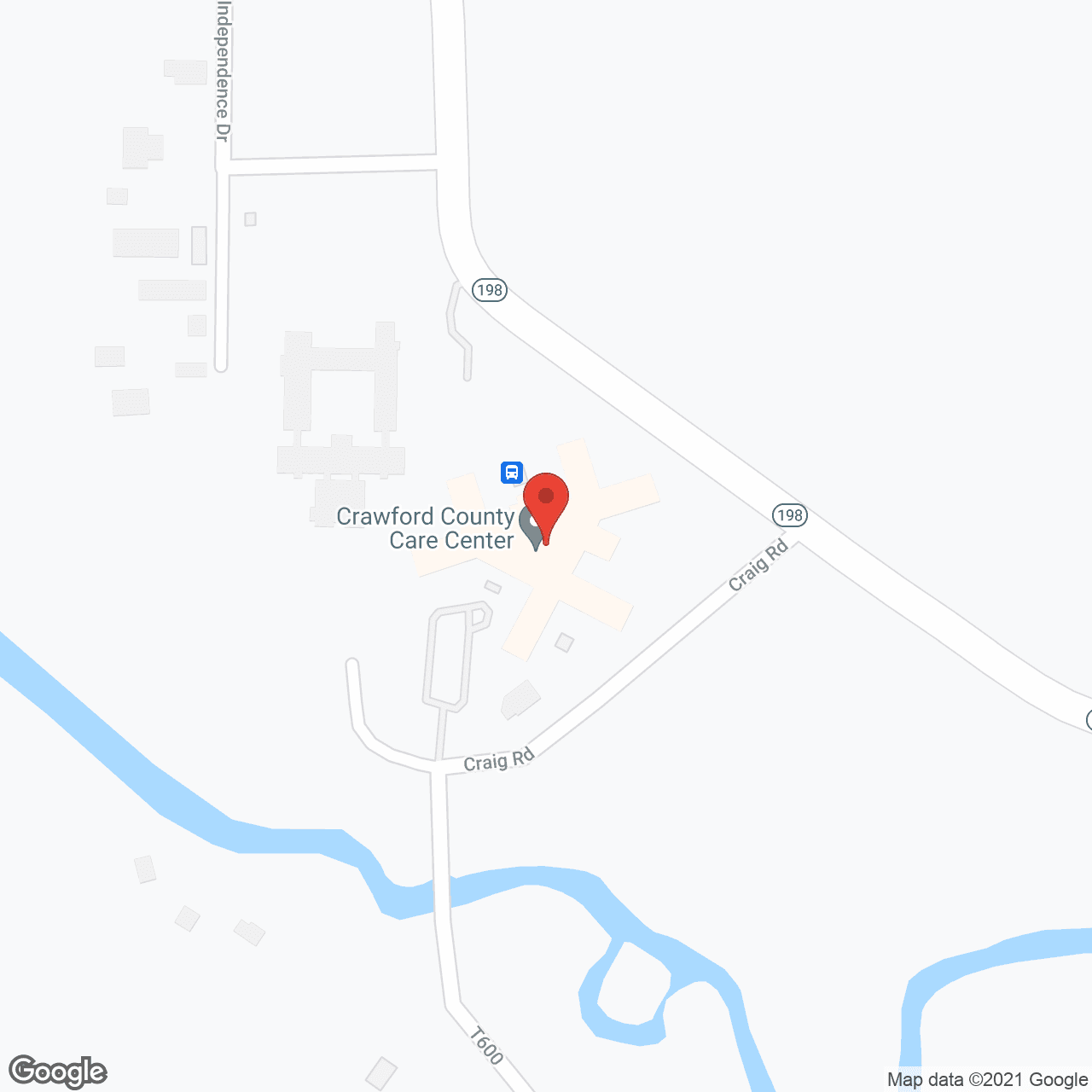 Crawford County Care Ctr in google map