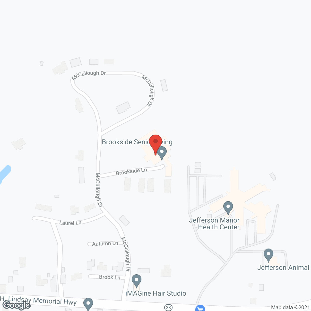 Brookside Assisted Living Inc in google map