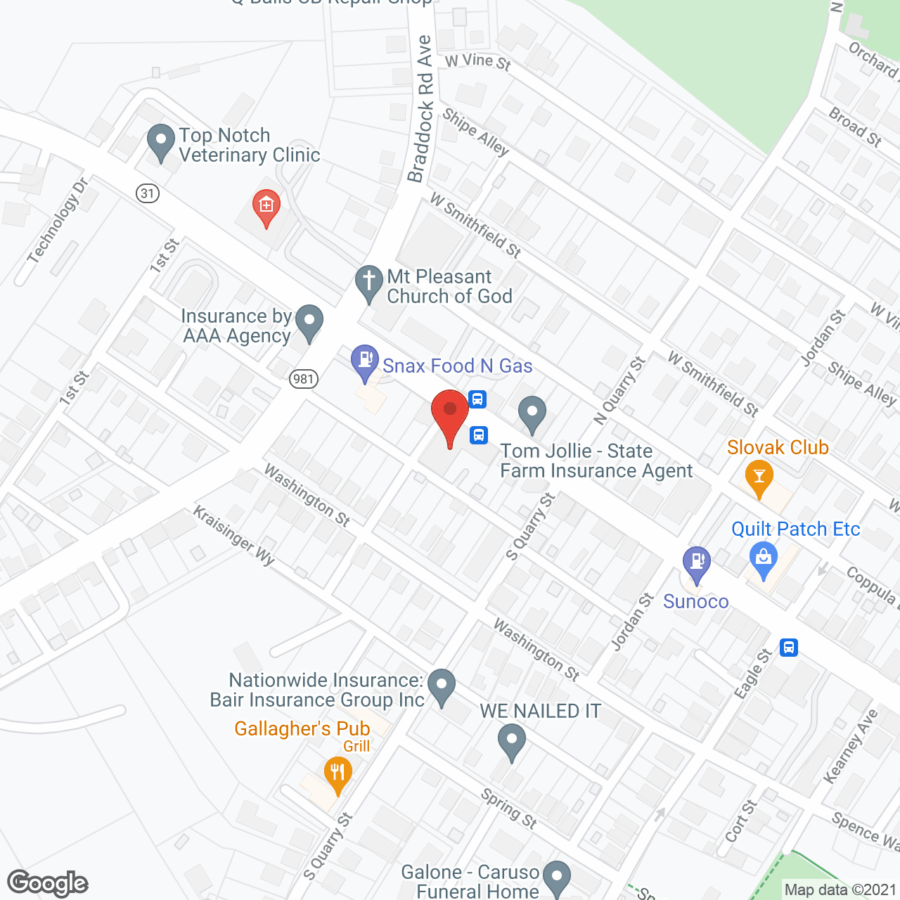 Independence Apartments in google map