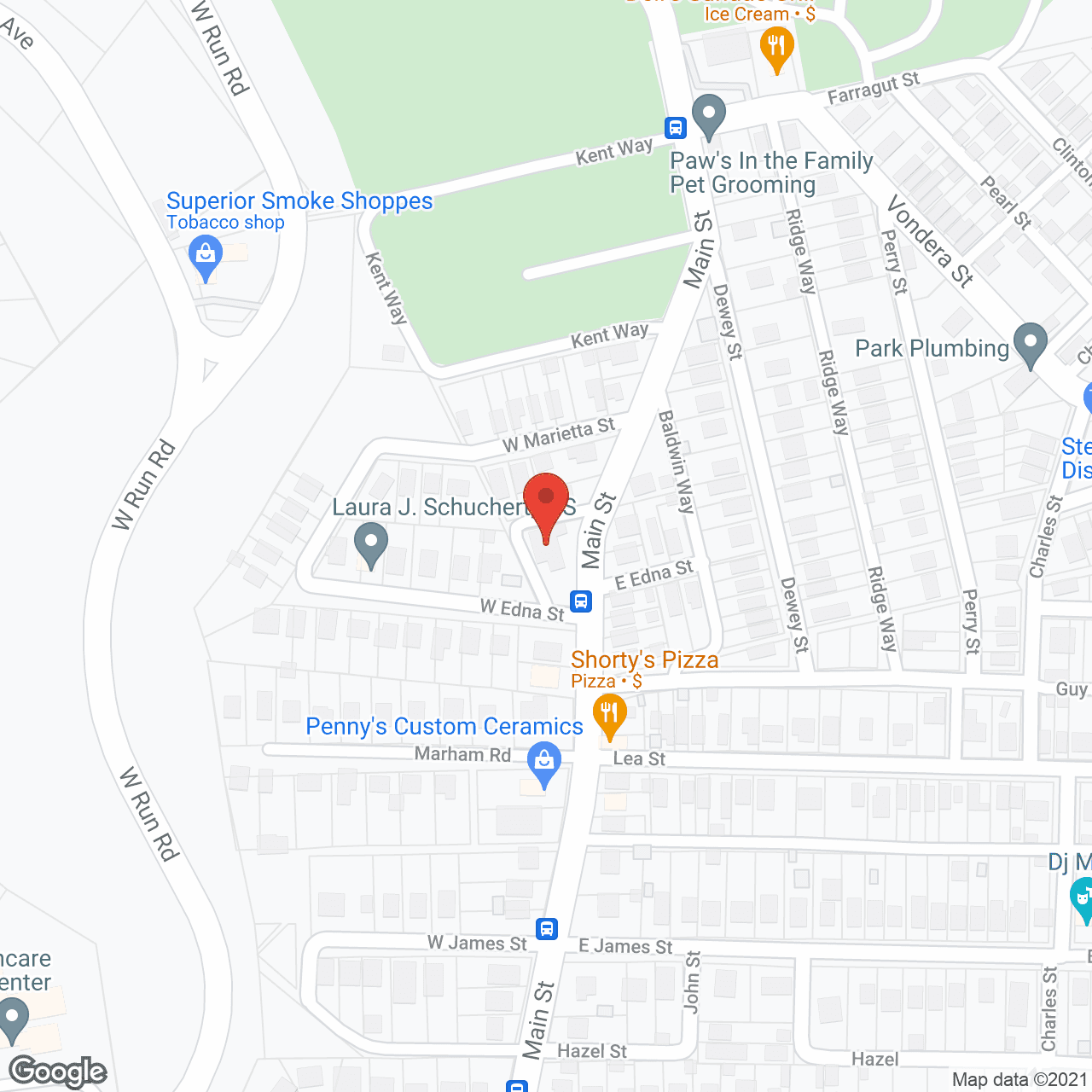 Munhall Manor in google map