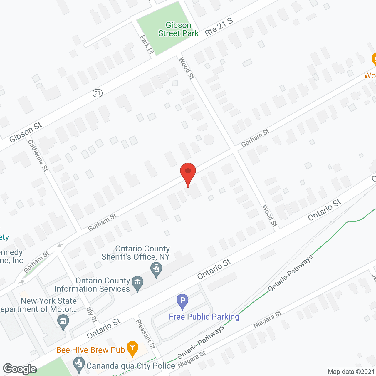 99 Gorham Street Residence in google map