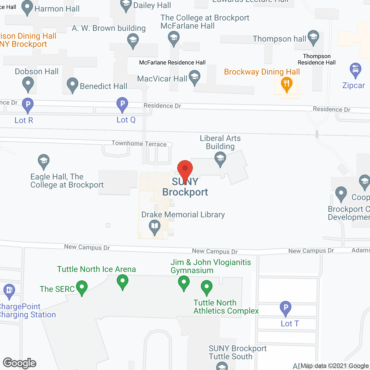 Brookdale Brockport in google map