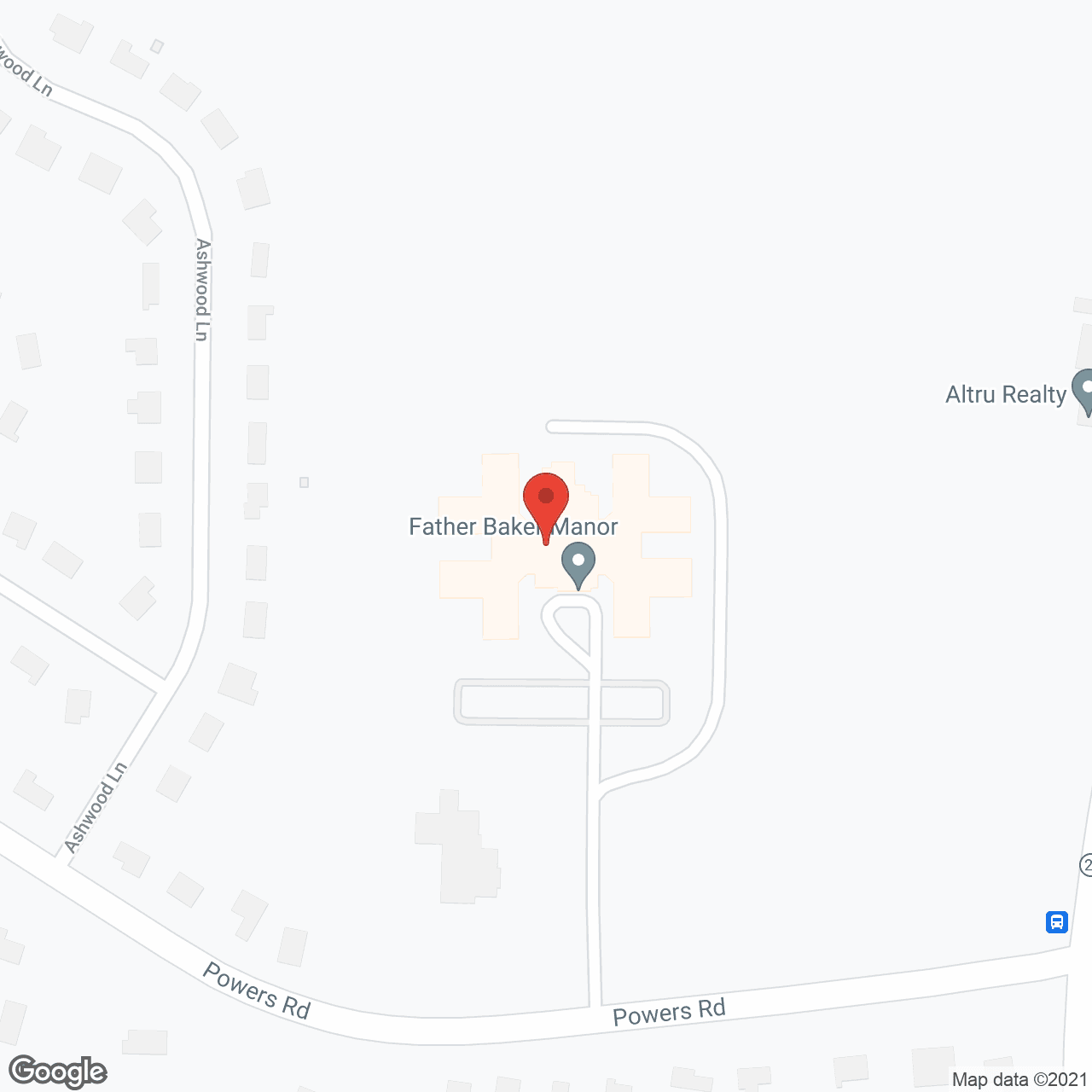 Father Baker Manor in google map