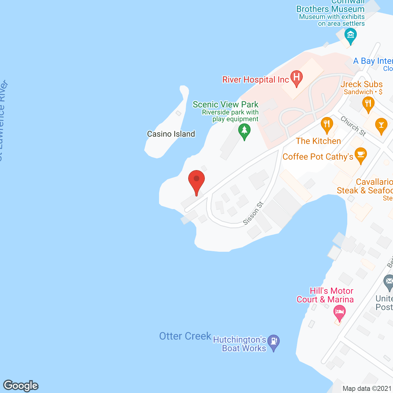 E J Noble Hospital Samaritan in google map