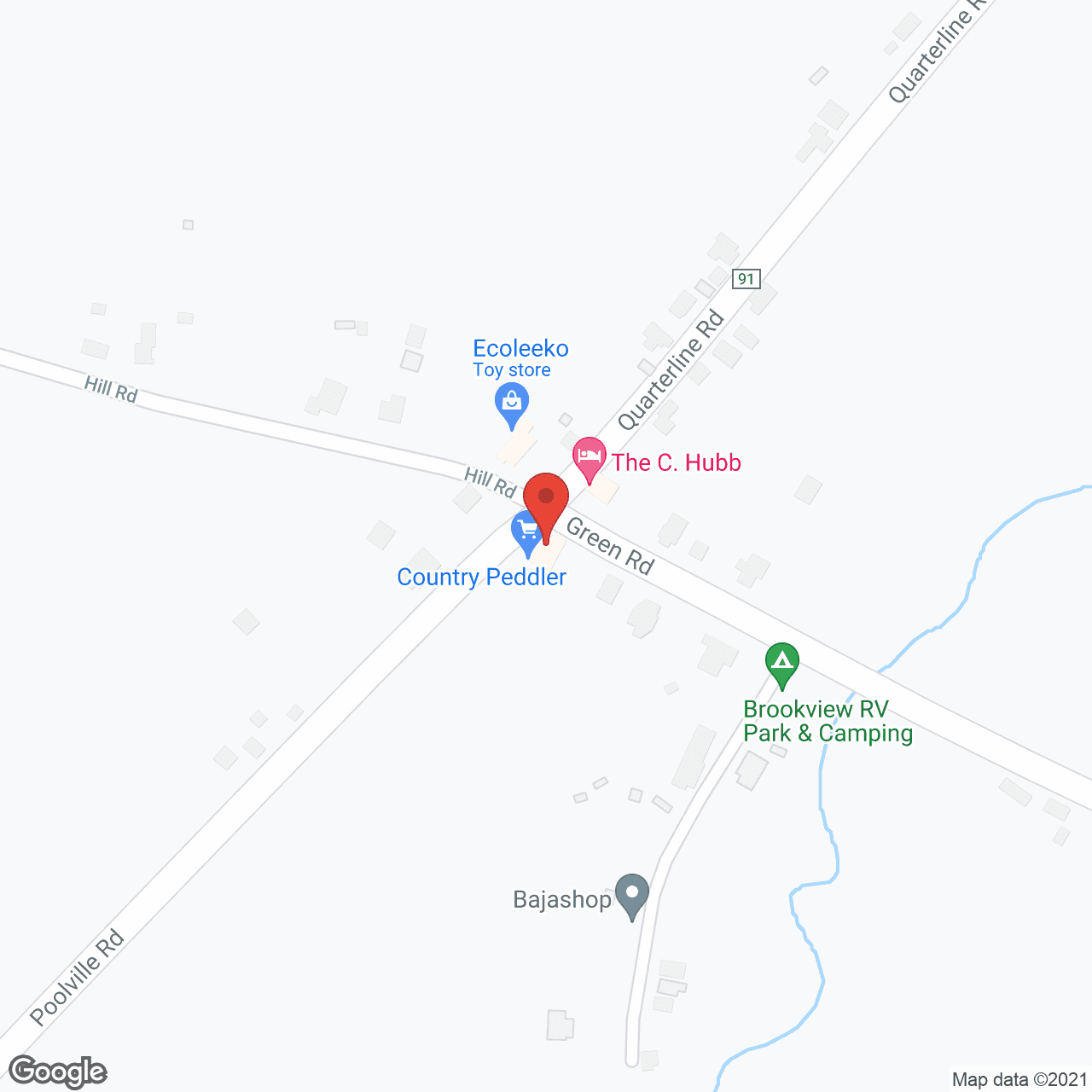 Hubbardsville Manor Home in google map