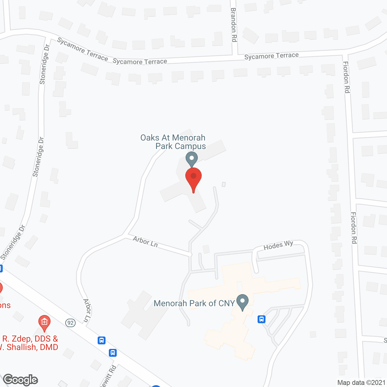The Oaks At Menorah Park in google map