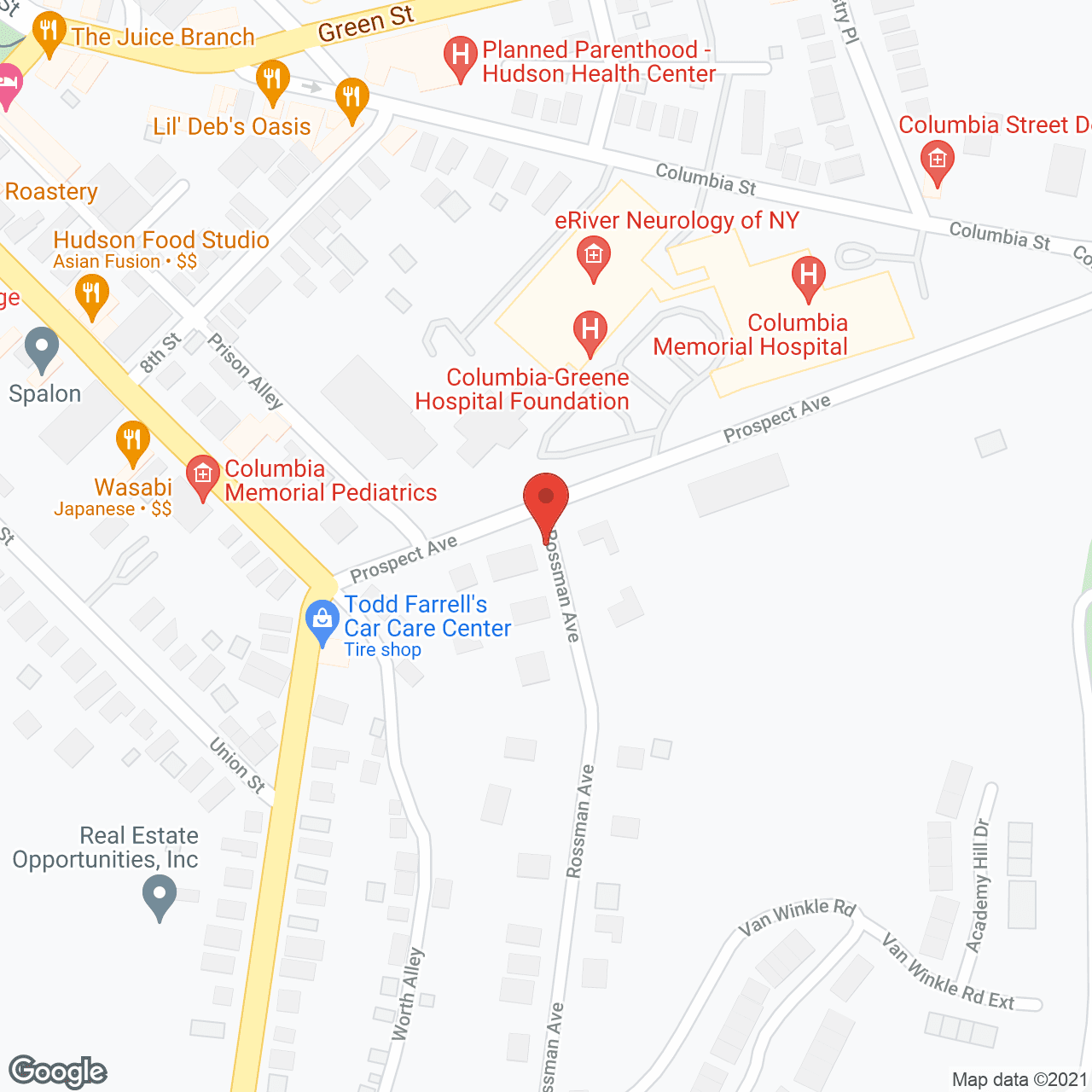 Eden Park Nursing Home in google map