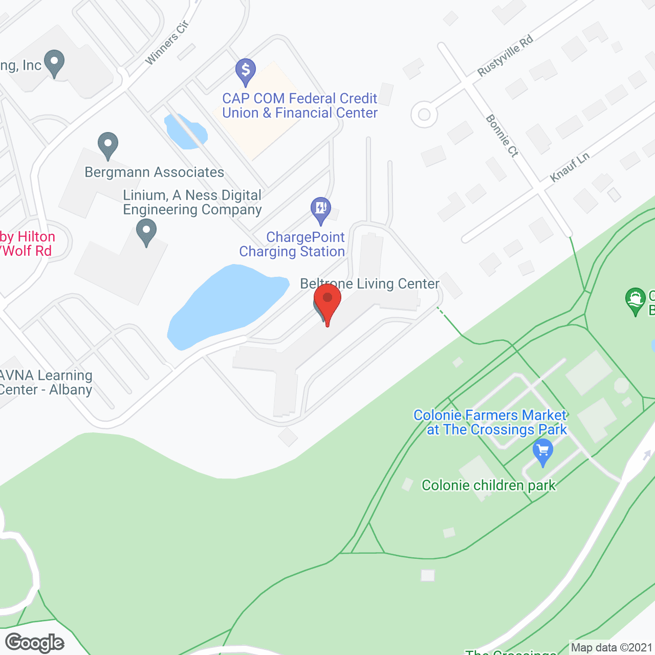 Beltrone Living Ctr in google map