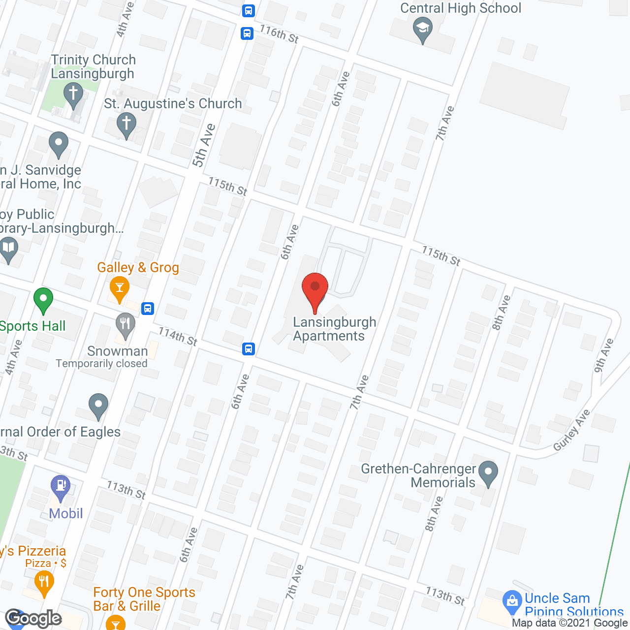 Lansingburgh Apartments in google map