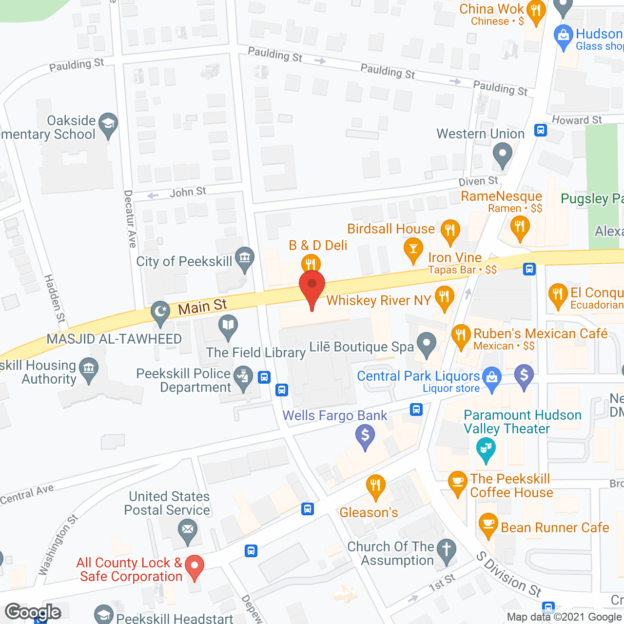 Peekskill Plaza Apartments in google map