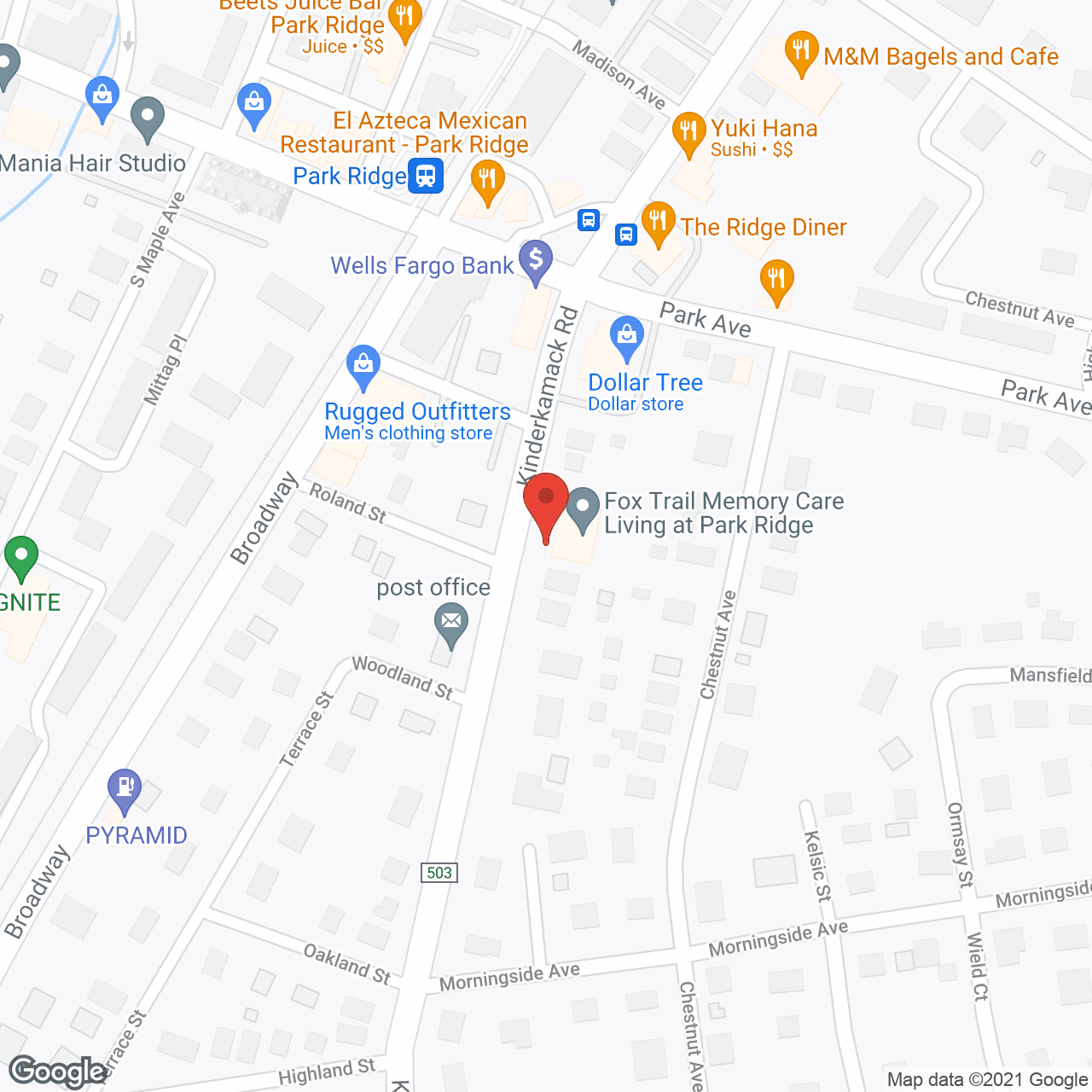 Fox Trail Memory Care Living at Park Ridge in google map