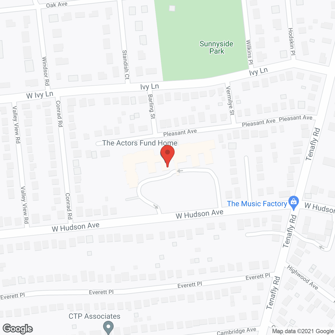 Actor's Fund Nursing Home in google map