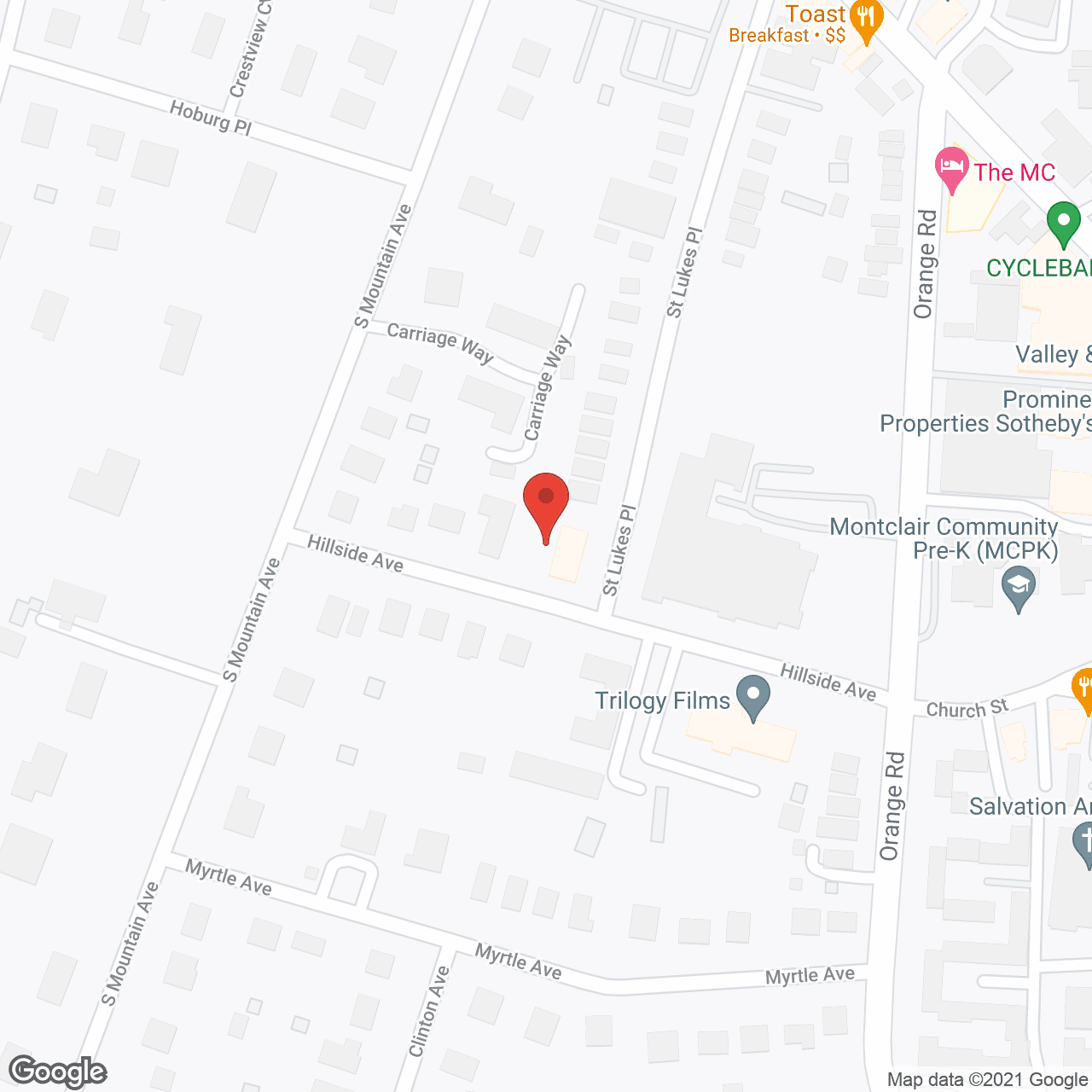 Montclair Inn in google map