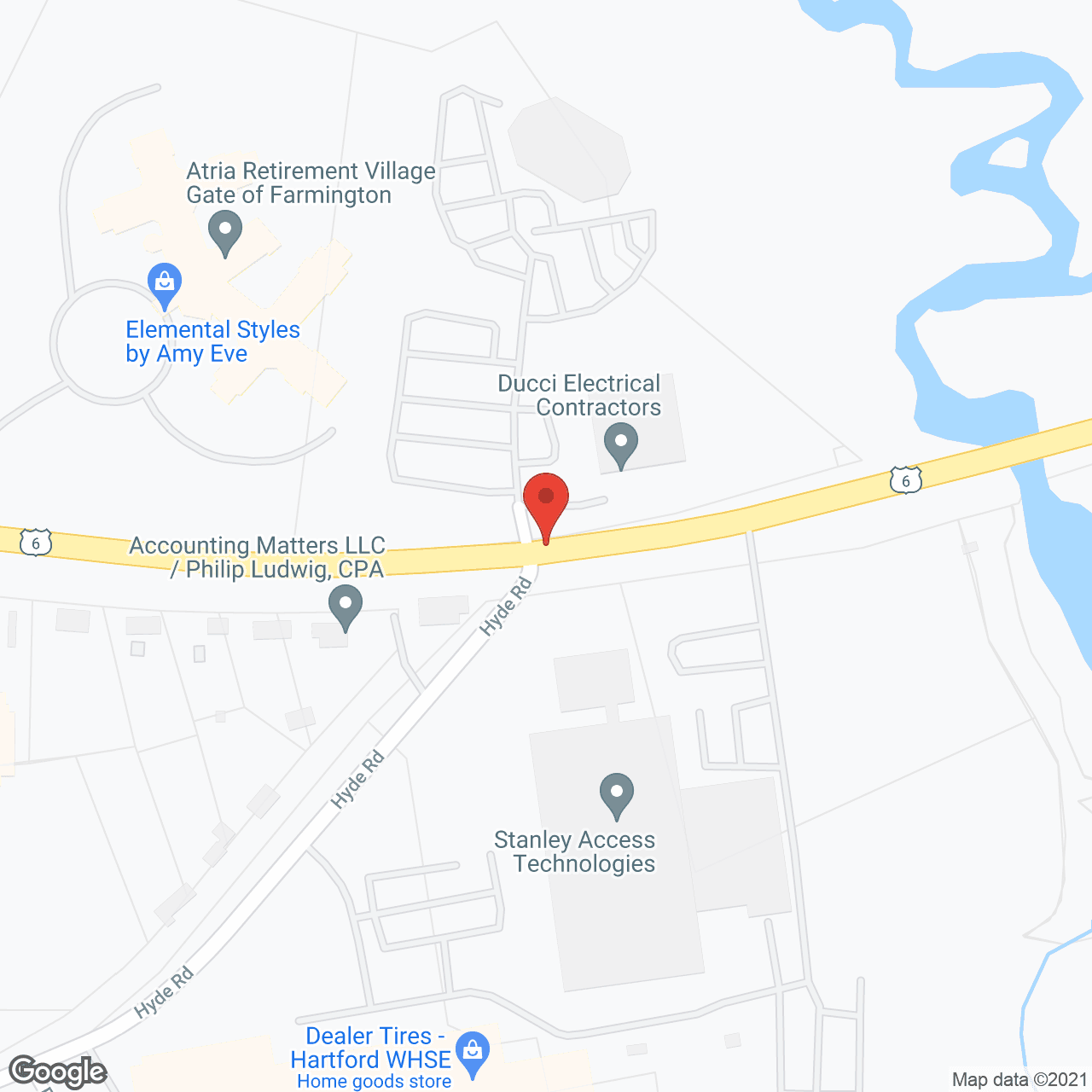 Holiday Farmington in google map