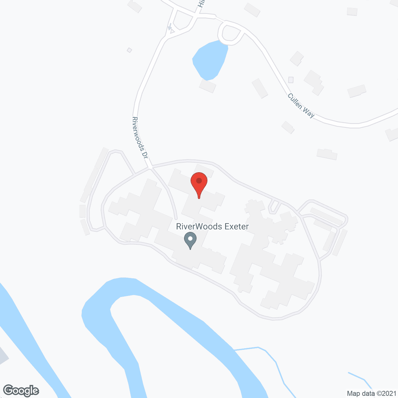 RiverWoods Exeter in google map