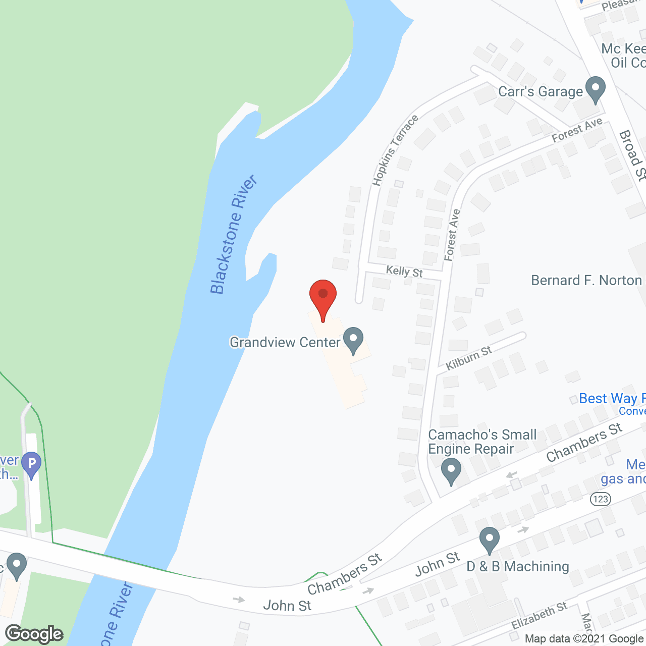 Grandview Center in google map