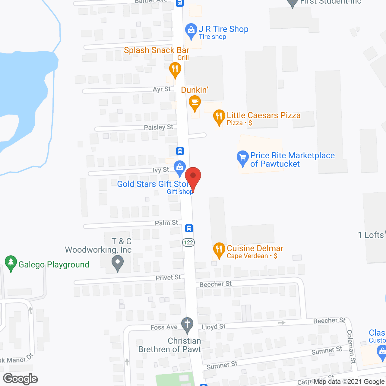 Coates Manor in google map