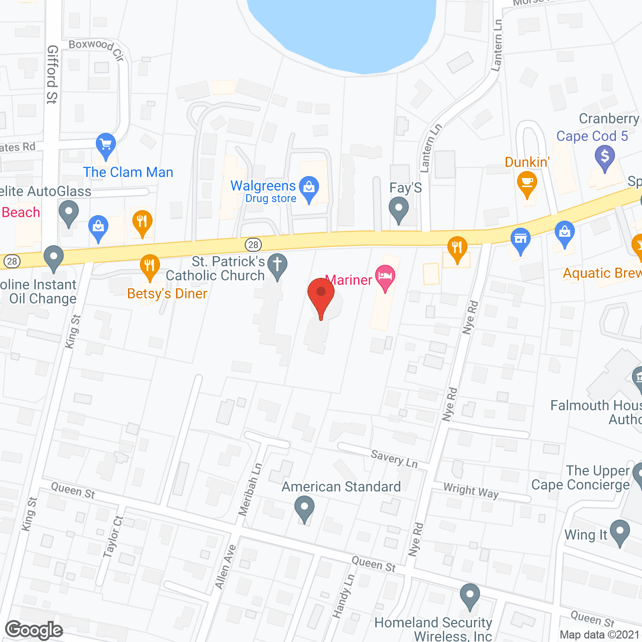Falmouth Nursing Home in google map