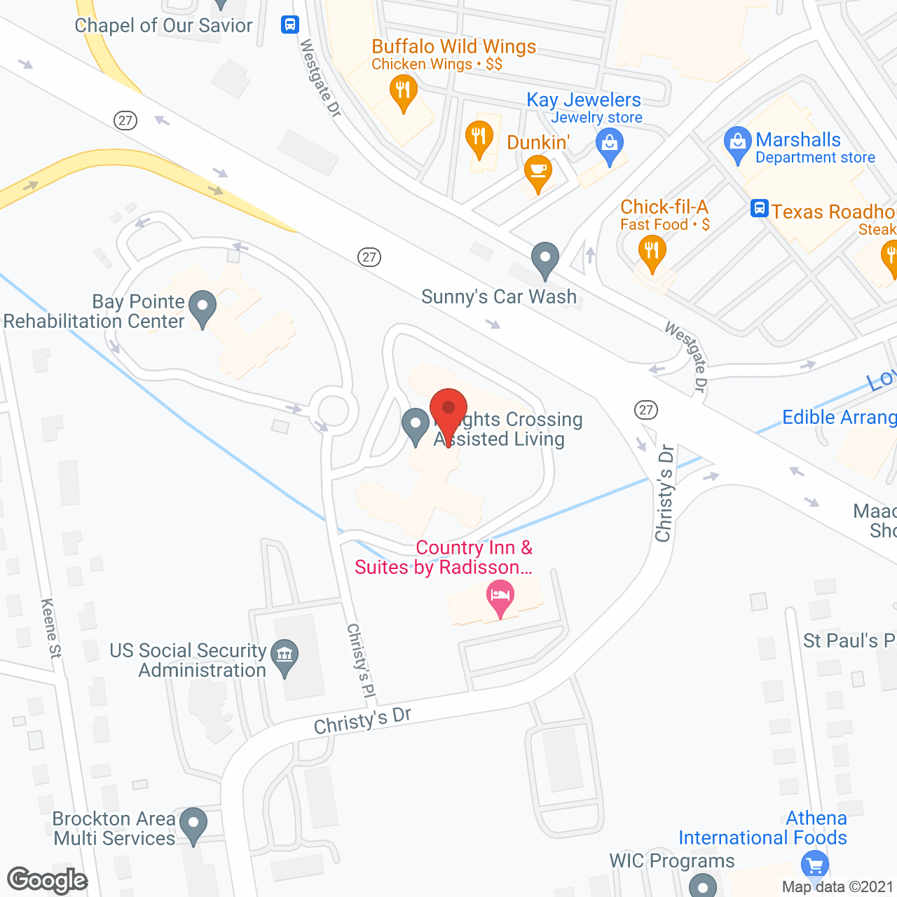 Heights Crossing Assisted Living in google map