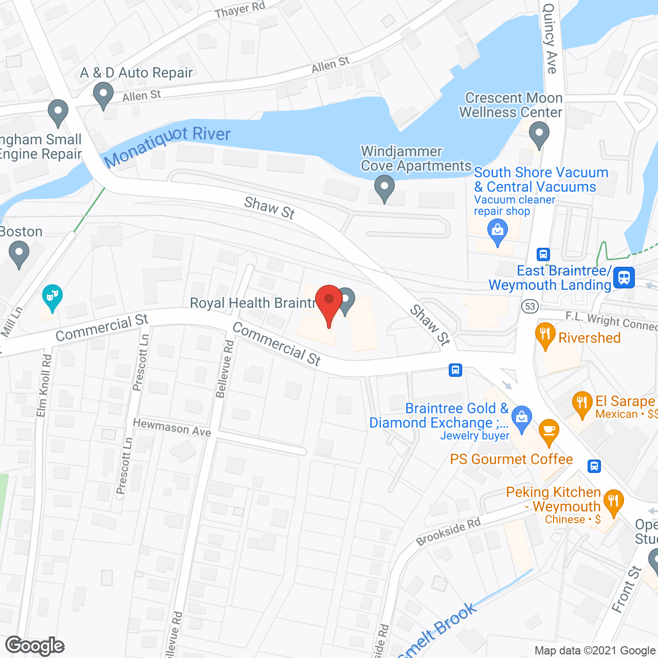 Royal Rehabilitation and Nursing Center in google map