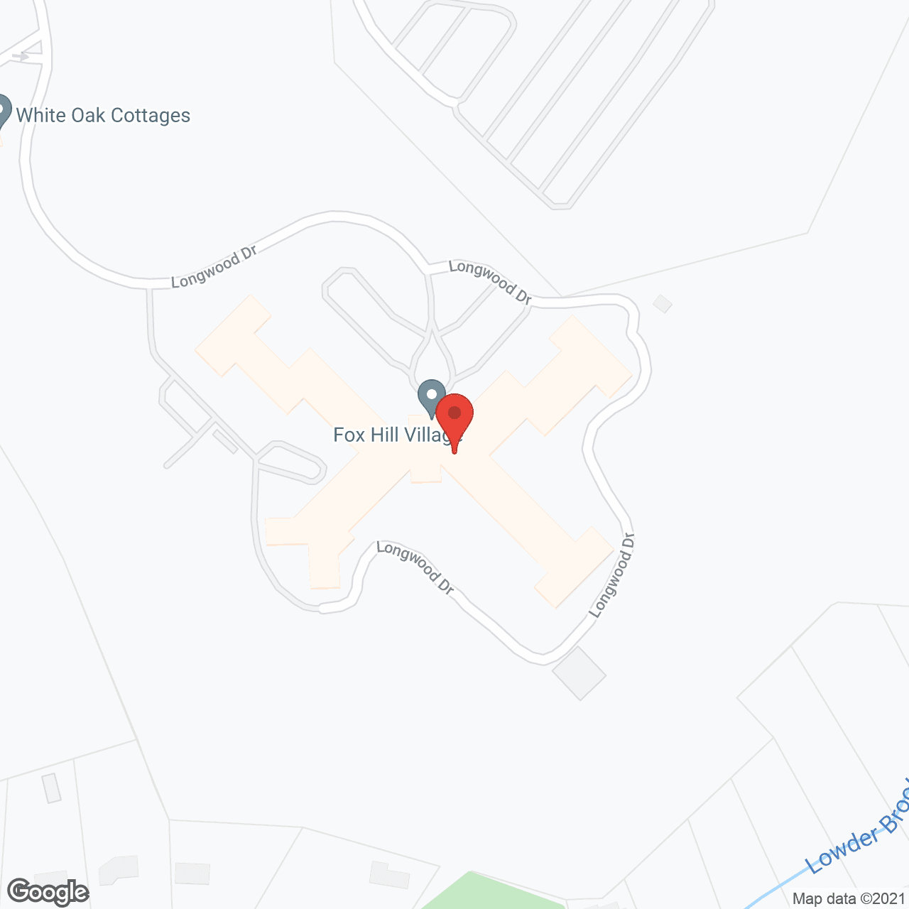 Fox Hill Village in google map
