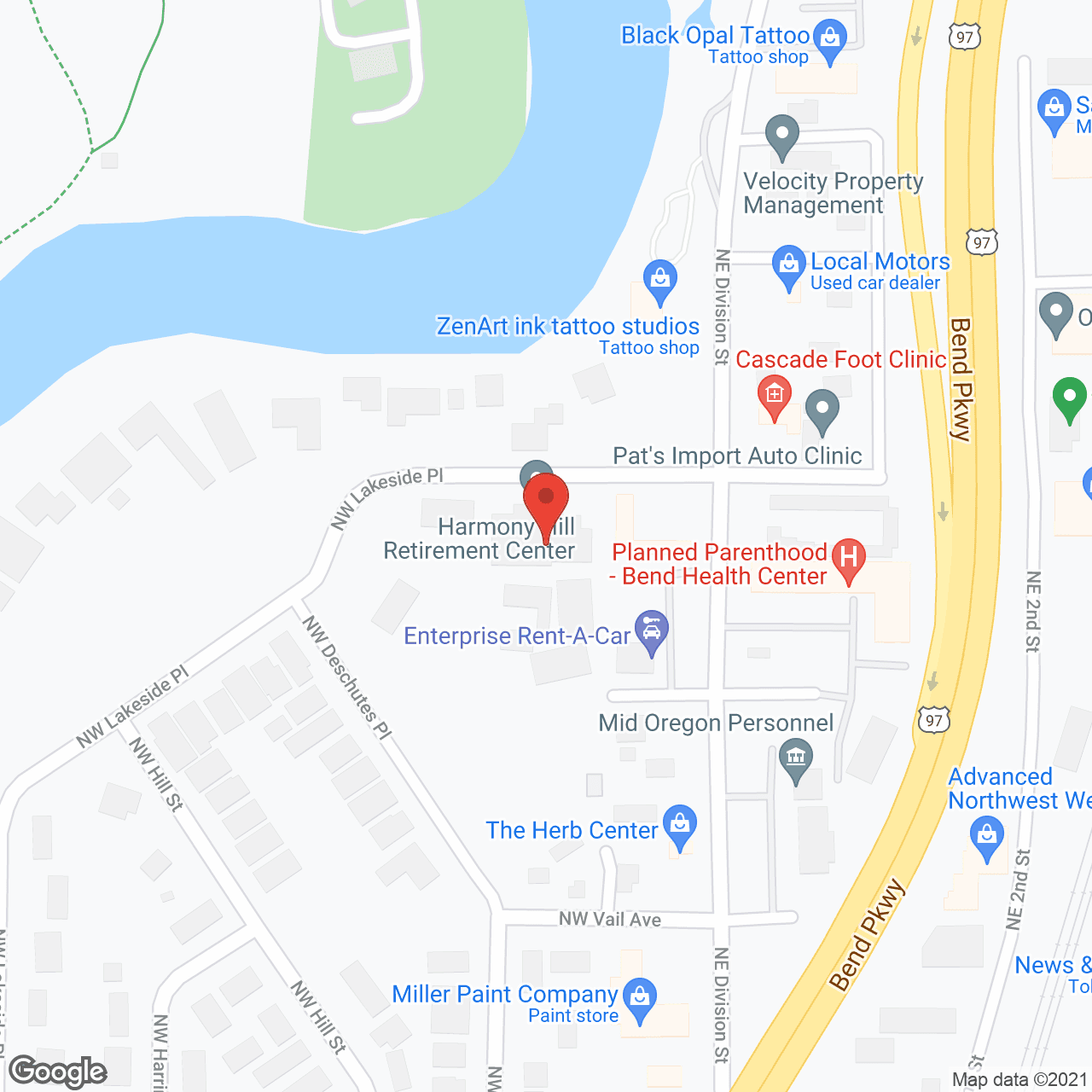 Harmony Healthcare in google map