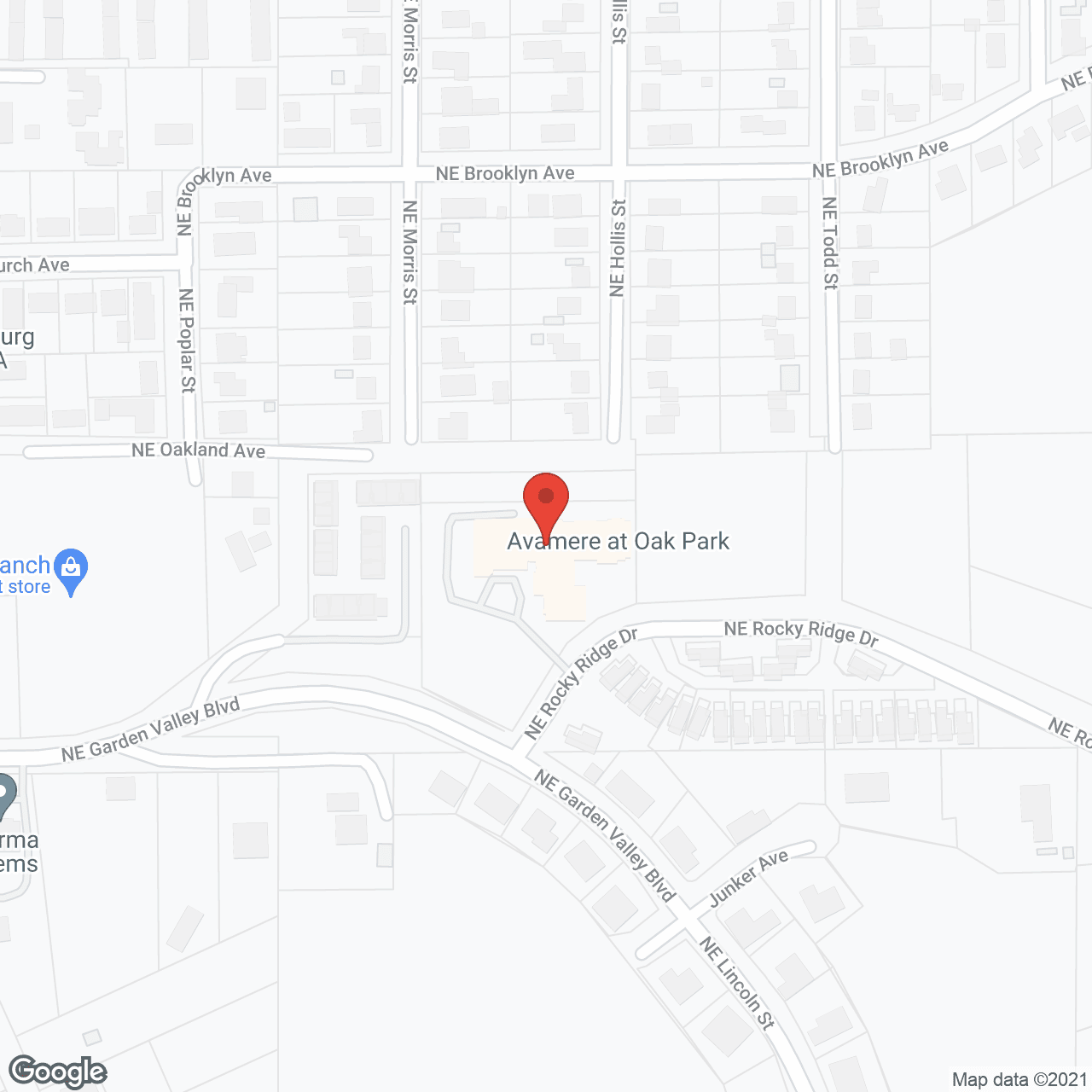 Avamere at Oak Park (Roseburg) in google map