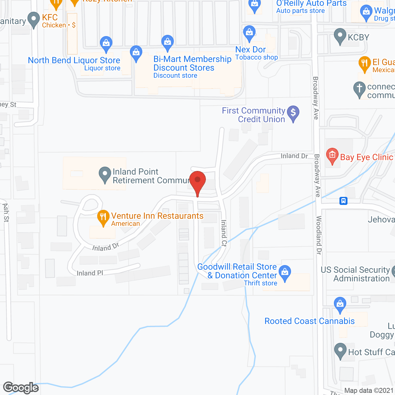 Inland Point Retirement Community in google map
