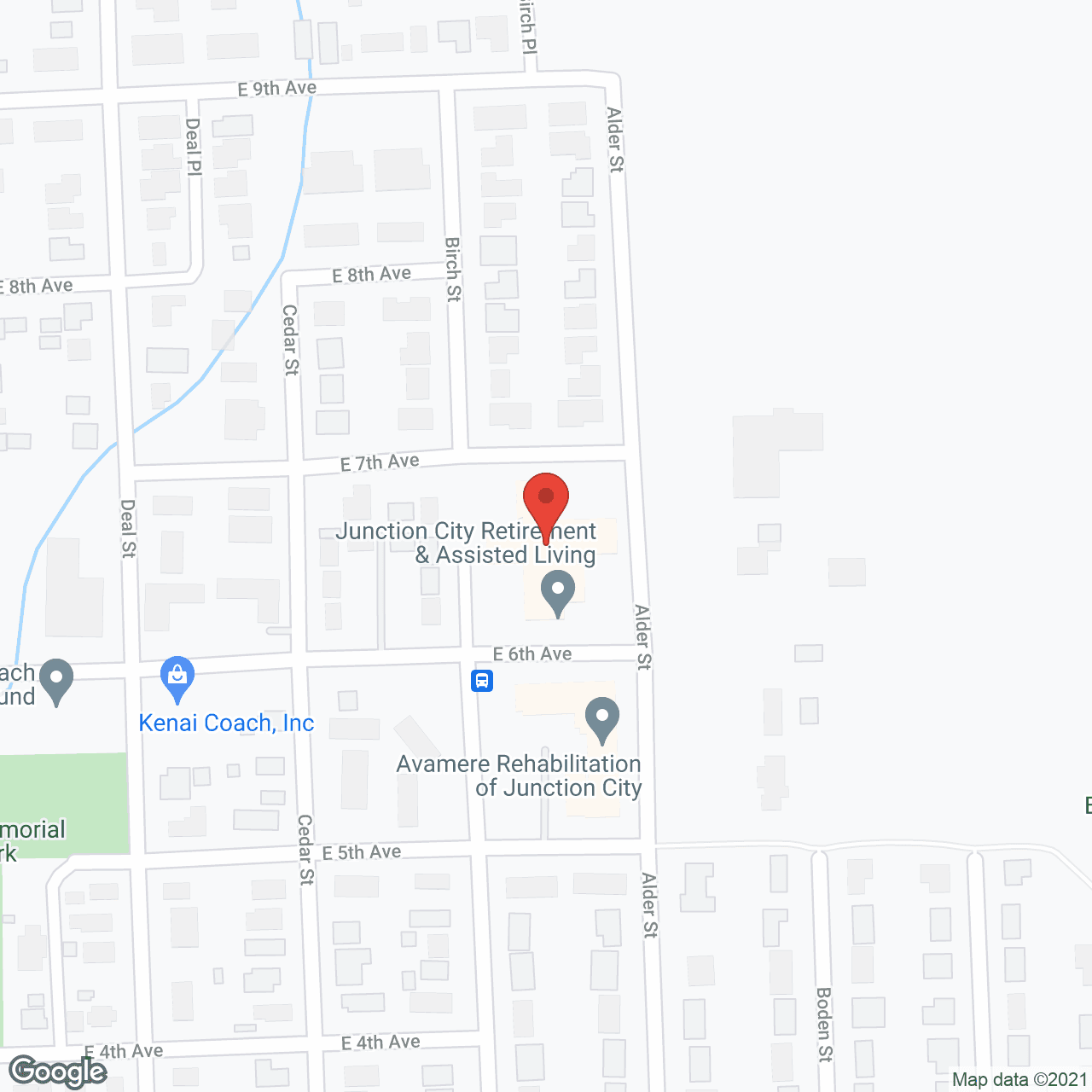 Junction City Retirement and Assisted Living in google map