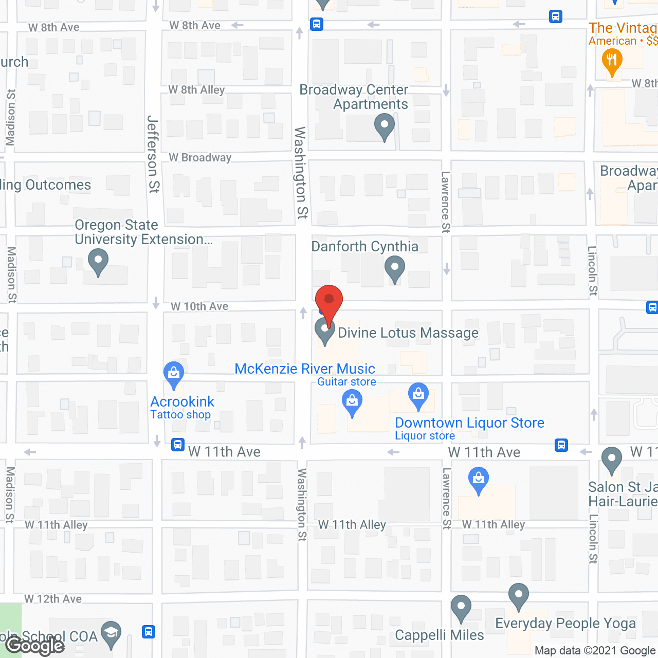 Eugene Abbey in google map
